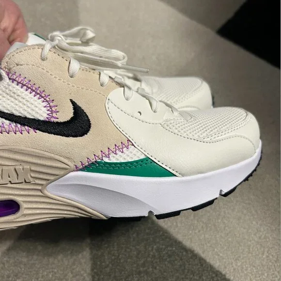 Nike Women's Air Max Excee 'Sanddrift Green Fuchsia' Size 9.5 - Picture 4 of 12